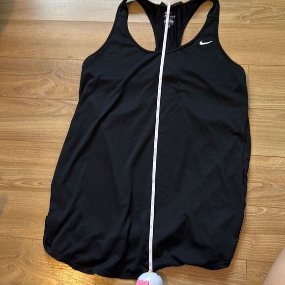 Nike dri fit black tank top with built in sports bra size medium - Picture 4 of 5